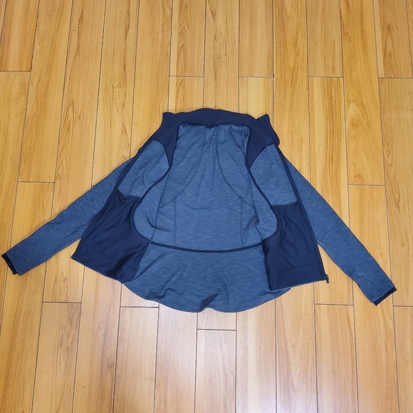 LULULEMON Size 8 Gait Keeper Jacket Gray Heathered Black Reflective - Picture 9 of 12